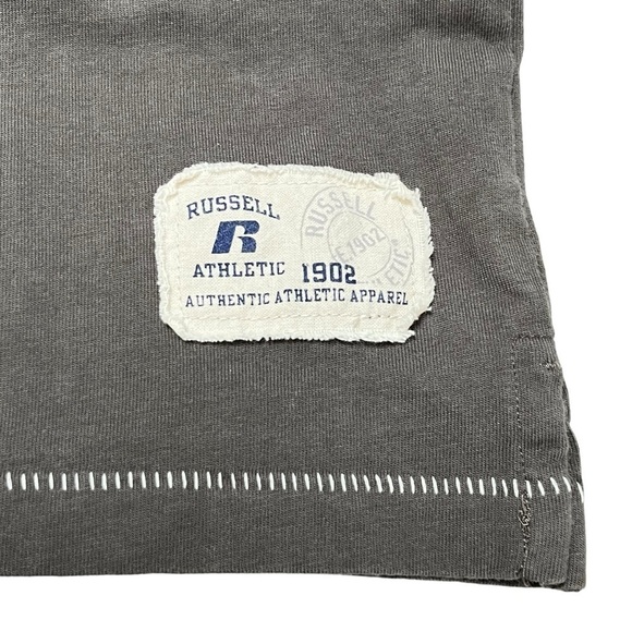 Auburn University Tigers Grey Russell Athletic 100% Cotton T-shirt Size XL - Picture 5 of 8